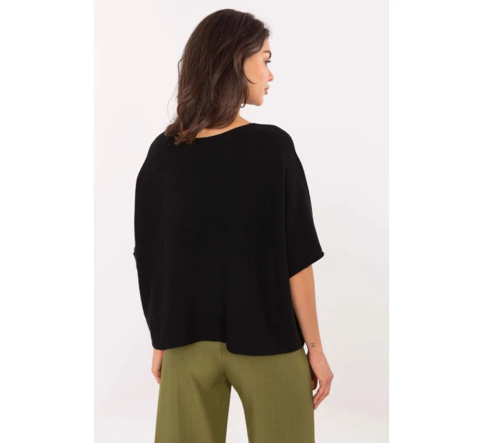 Sveter s krátkym rukávom model 216684 Taliansko Moda Sveter s krátkym rukávom model 216684 Taliansko Moda