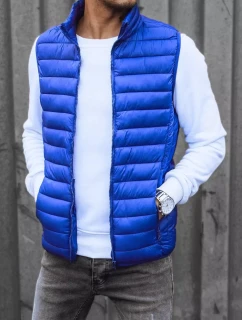 Pánska modrá vesta FashionStreet TX4318