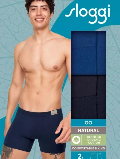 sloggi pánske GO Natural Short C2P - MODRÁ - SLOGGI MODRÁ - SLOGGI