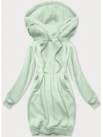 Dlhá tepláková mikina v pistáciovej farbe (YS10005-39) Dlhá tepláková mikina v pistáciovej farbe (YS10005-39)