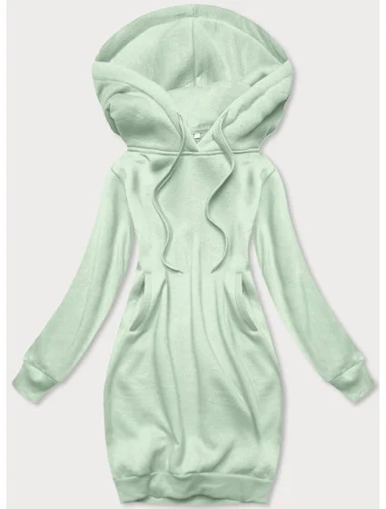 Dlhá tepláková mikina v pistáciovej farbe (YS10005-39) Dlhá tepláková mikina v pistáciovej farbe (YS10005-39)