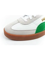 Puma Pánske tenisky Club II Era Leather White Grey Green