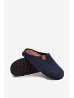 Pánské pantofle tmavě modré model 21725213 - Inblu Pánské pantofle tmavě modré model 21725213 - Inblu