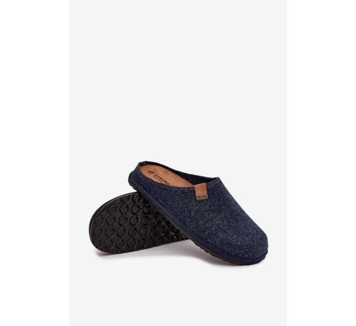 Pánské pantofle tmavě modré model 21725213 - Inblu Pánské pantofle tmavě modré model 21725213 - Inblu