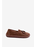 Barefoot z přírodního semiše hnědé model 22356054 - Zazoo Barefoot z přírodního semiše hnědé model 22356054 - Zazoo