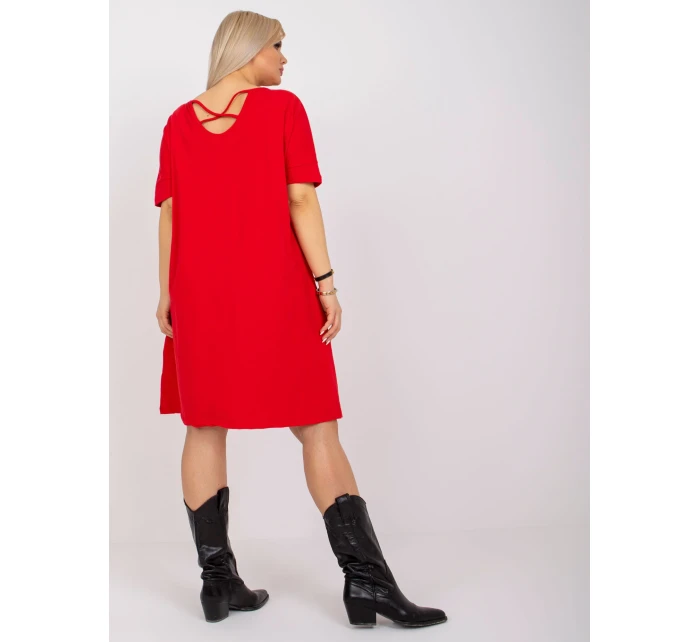 Šaty RV SK 6639.02X červená