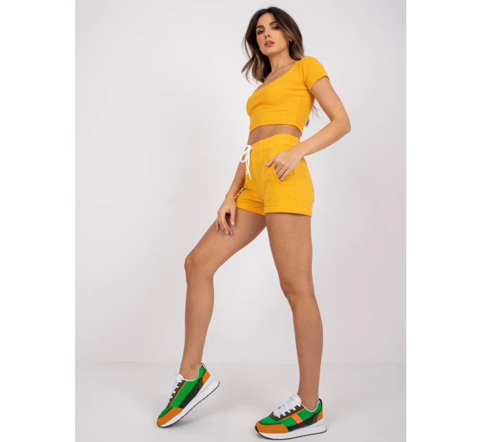 Šortky RV SN 4945.06X tmavo žltá Šortky RV SN 4945.06X tmavo žltá