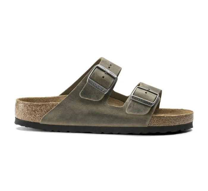 Dámske/pánske žabky Birkenstock Arizona Soft Footbed Oiled Leather Narrow Faded Khaki (1019377) Dámske/pánske žabky Birkenstock Arizona Soft Footbed Oiled Leather Narrow Faded Khaki (1019377)