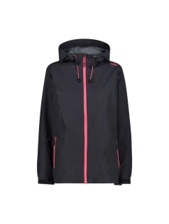 Dámska bunda do dažďa CMP Fix Hood Black (39X6636-01UE)