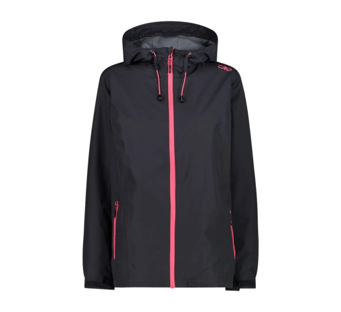 Dámska bunda do dažďa CMP Fix Hood Black (39X6636-01UE)