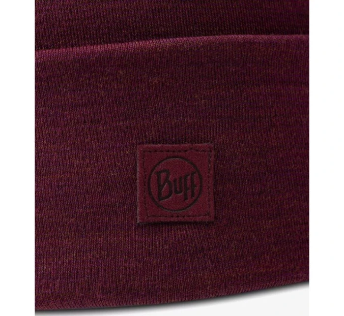 BUFF HEAVYWEIGHT MERINO WOOL LOOSE HAT SOLID TIBETAN RED čiapka