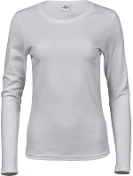 Tee Jays TJ 590 Dámske tričko Interlock s dlhým rukávom 18.0590 biele