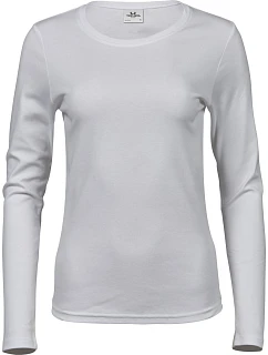 Tee Jays TJ 590 Dámske tričko Interlock s dlhým rukávom 18.0590 biele