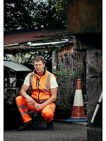 HV 006 HiVis softshellová vesta model 22501504 hi vis yellow - Yoko