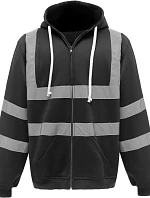 Mikina s kapucňou Yoko HVK 07 Hi-Vis 79.VK07 čierna