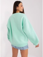 Bluza EM BL 617 model 18909349 mietowy - FPrice Bluza EM BL 617 model 18909349 mietowy - FPrice