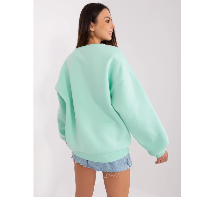 Bluza EM BL 617 model 18909349 mietowy - FPrice Bluza EM BL 617 model 18909349 mietowy - FPrice