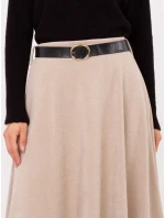 Spódnica IT SD model 21791043 beżowy - FPrice Spódnica IT SD model 21791043 beżowy - FPrice