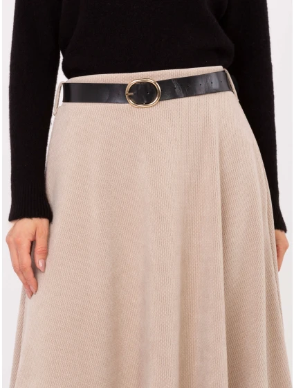 Spódnica IT SD model 21791043 beżowy - FPrice Spódnica IT SD model 21791043 beżowy - FPrice