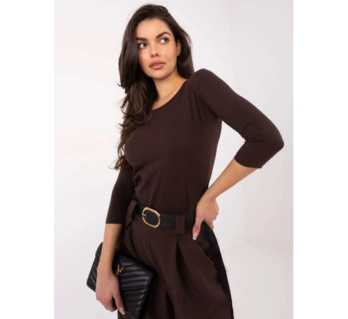 Blúzka RV BZ 4690.13 tmavohnedá