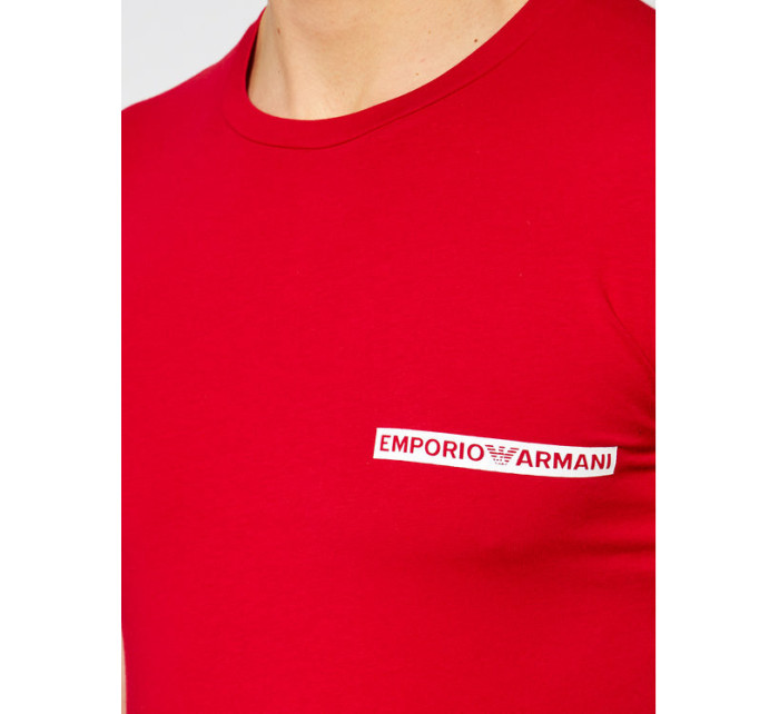 Pánske tričko 111035 1P727 06574 červená - Emporio Armani