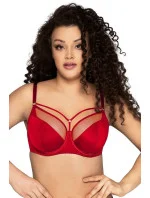 Dámska podprsenka semi soft Iris 1030/1 červená - Ava Dámska podprsenka semi soft Iris 1030/1 červená - Ava