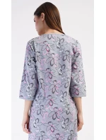 Dámske domáce šaty s trojštvrťovými rukávmi Miana