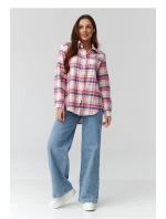 Košeľa s dlhým rukávom model 224093 Makadamia Košeľa s dlhým rukávom model 224093 Makadamia