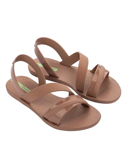 Ipanema topánky dámske sandále Vibrant Sandal Fem módne pohodlné hnedé gumové dámske