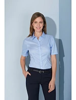 JN keprová halenka s krátkým rukávem 02.0 light blue model 22488345 - Daiber JN keprová halenka s krátkým rukávem 02.0 light blue model 22488345 - Daiber