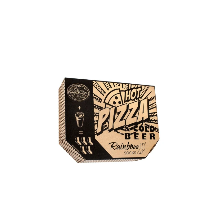 Sada Rainbow Socks Pizza & model 21606643 5 párů - ZOOKSY/RAINBOW SOCKS
