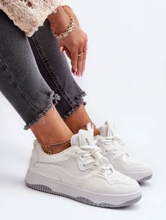 Dámské tenisky na platformě bílé model 21656960 - Boto