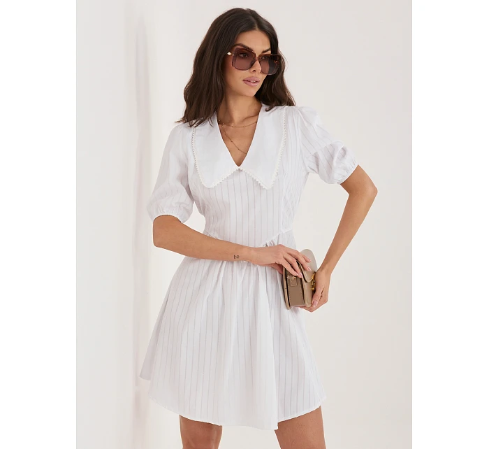 Sukienka MI SK model 22109738 biały - FPrice Sukienka MI SK model 22109738 biały - FPrice
