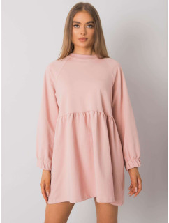 Dusty Pink Šaty s dlhým rukávom od Bellevue