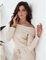 Dámská halenka beige model 21972892 - Dstreet Dámská halenka beige model 21972892 - Dstreet