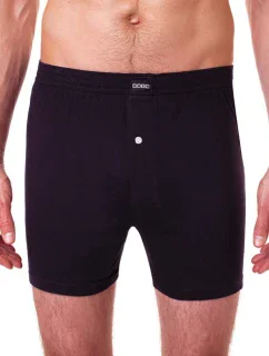 Volné pánské bavlněné boxerky COTTON BOXER - BELLINDA - černá