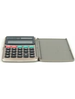 Vrecková kalkulačka Vector DK-050, sivá