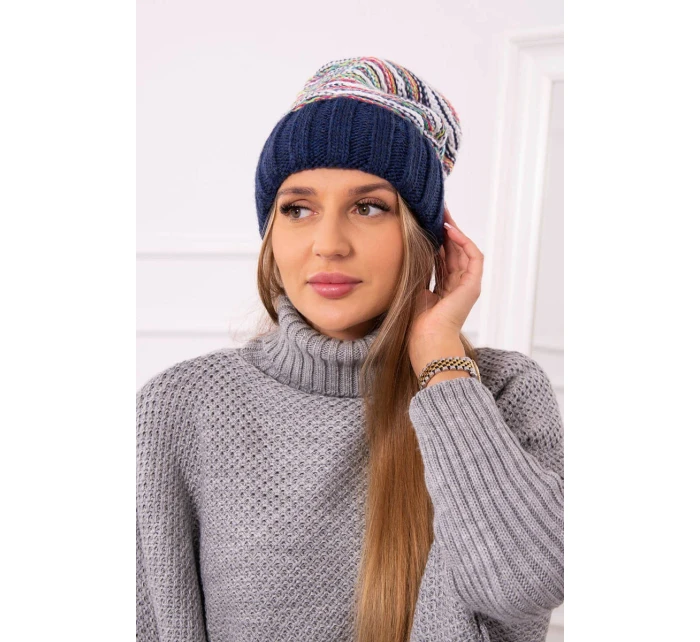 Dámska čiapka Feba K330 navy blue Dámska čiapka Feba K330 navy blue