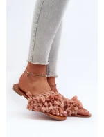 Ploché Dámské Žabky S Špinavě Růžové model 21656741 - Boto Ploché Dámské Žabky S Špinavě Růžové model 21656741 - Boto