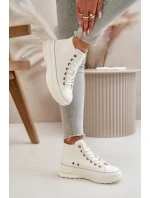Dámské Tenisky Na Platformě Eko Kůže Big Star model 21669609 Bílé - Big Star Shoes