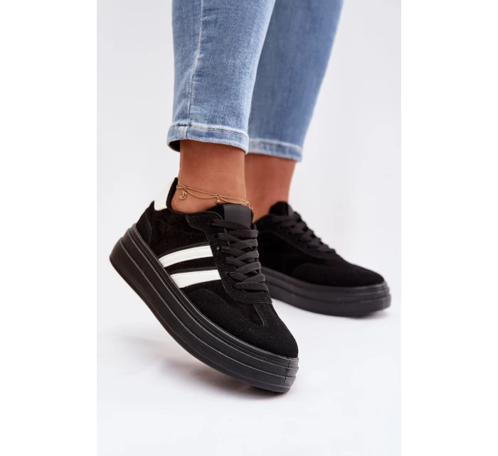 Dámské tenisky na platformě Černé model 21997873 - Boto