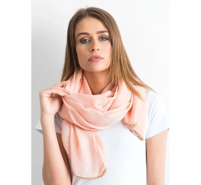 Dámska šatka AT CH F63082.01P broskyňový