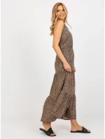 Šaty model 18372282 hnědé - FPrice