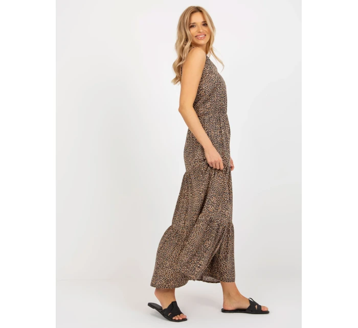 Šaty model 18372282 hnědé - FPrice