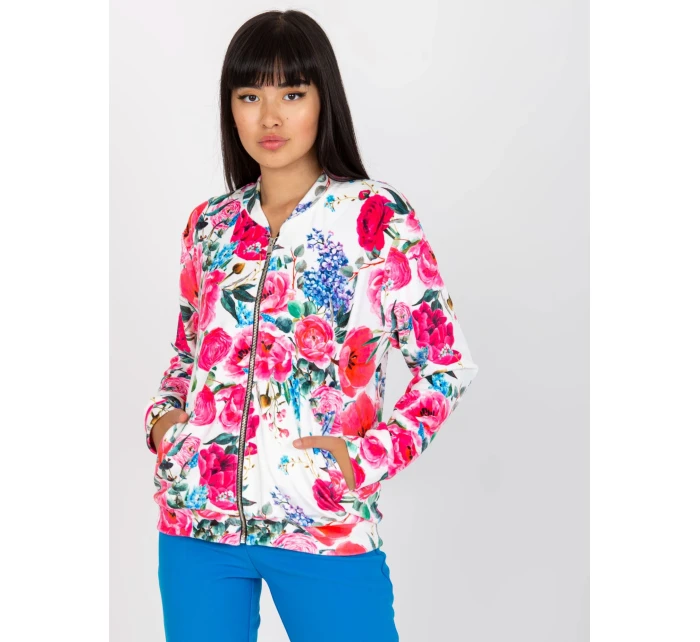 Mikina RV BL 8116.86P biela a ružová