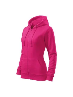 Dámska mikina s kapucňou MLI-41140 tmavoružová - Malfini