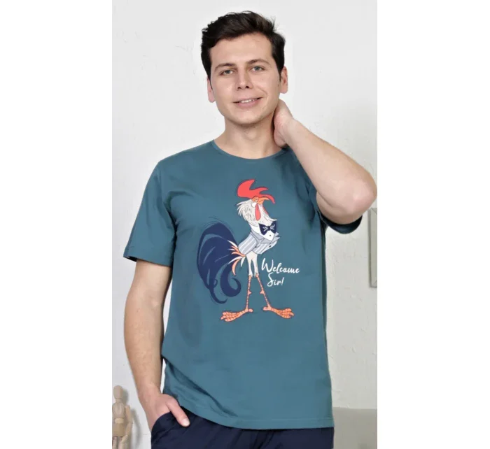 Pánske pyžamo kapri Kohút Pánske pyžamo kapri Kohút