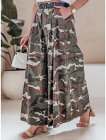 tmavě zelená moro sukně s páskem Dstreet model 21986305 - FashionStreet