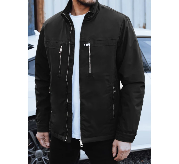 Pánska prechodná bunda čierna FashionStreet TX5035