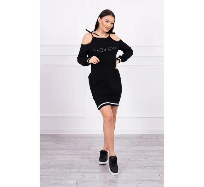 Šaty Tres Chic čierne
